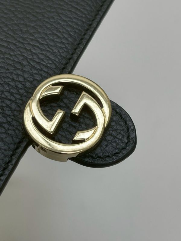 【95成新】Gucci 皮革翻蓋單肩包 