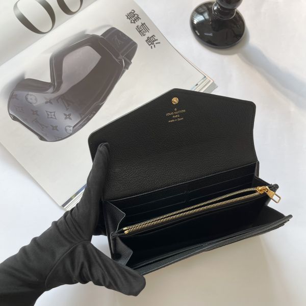 【12期0利率】LV Sarah 老花信封長夾【95成新】 