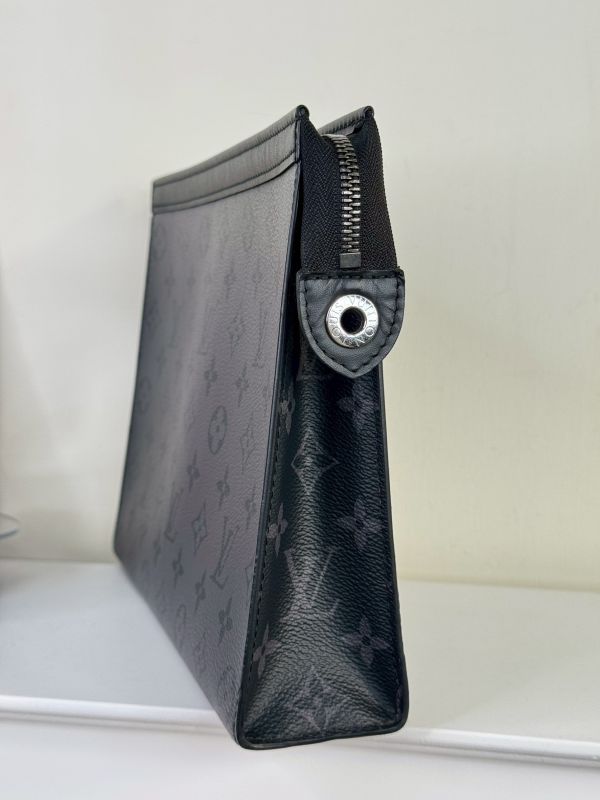 【分期0利率】LV Pochette Voyage MM 手拿包【9成新】 