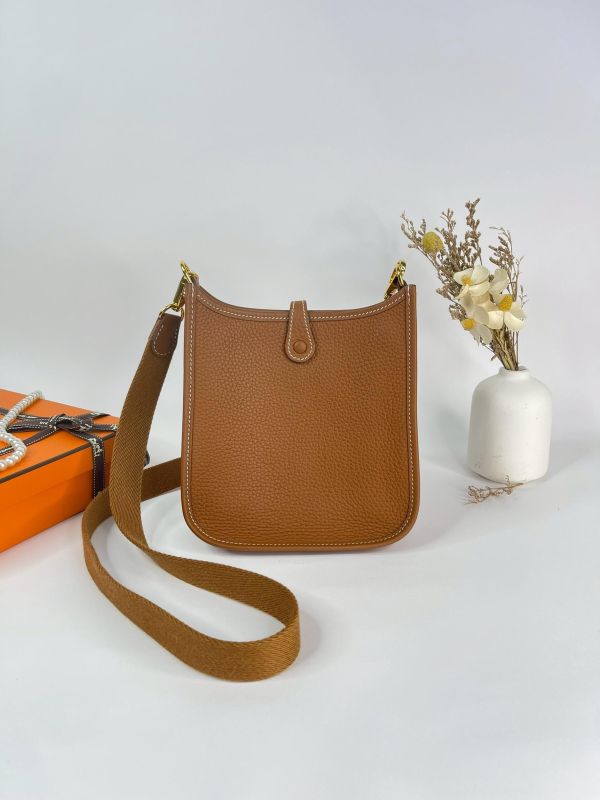【95成新】HERMES Evelyne mini 棕色 