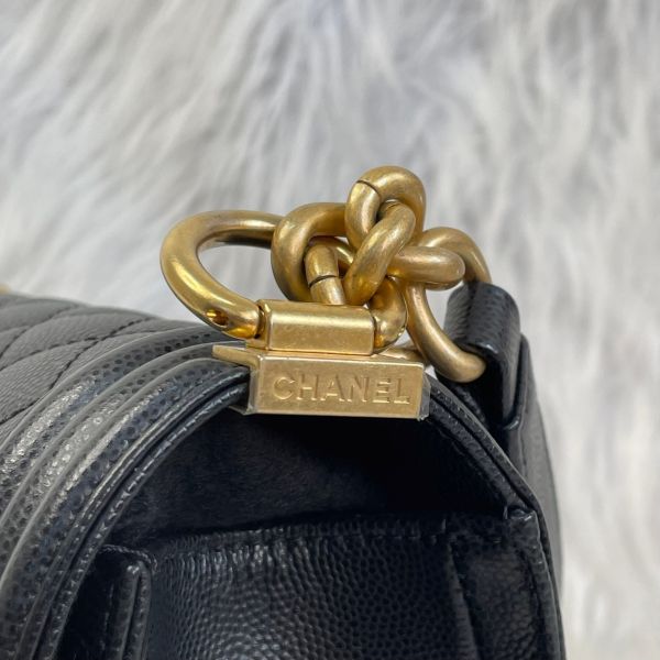 【12期0利率】CHANEL BOY 25口蓋包 【95成新】 
