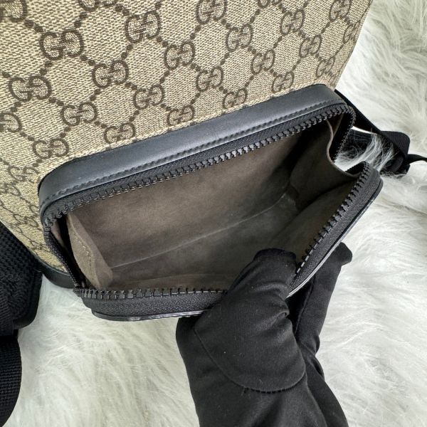 【12期0利率】GUCCI SUPREME 滿版印花後背包【全新閒置品】 
