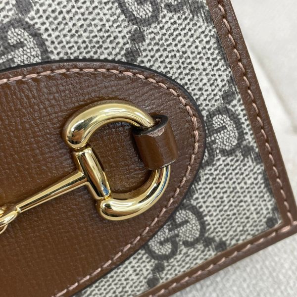 【12期0利率】GUCCI HORSEBIT 1955 6卡短夾【85成新】 