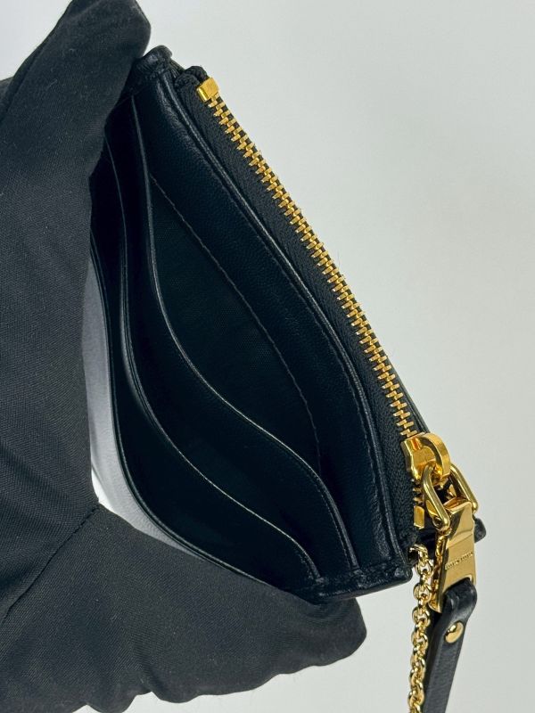 【95成新】MIUMIU Matelassé帕皮皮革卡片套 