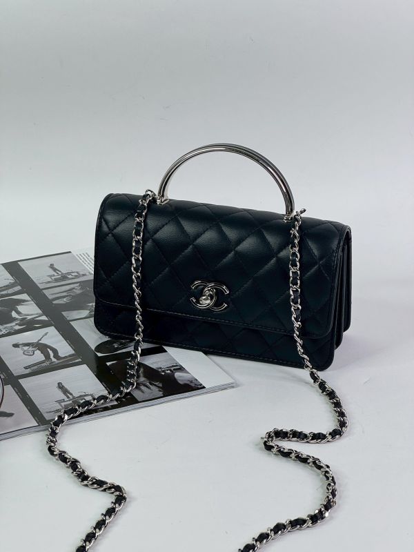 【分期0利率】CHANEL 24C琺瑯 HANDLE WOC【95成新】