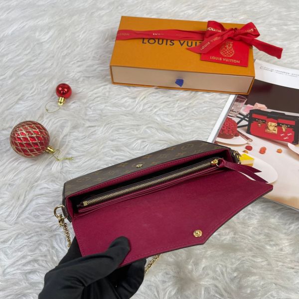 【12期0利率】 LV LV Félicie Pochette 舊款老花三合一 (非絨布內裡)【9成新】 