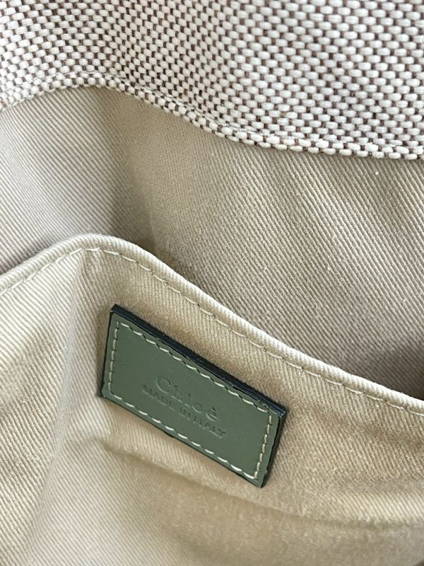【分期0利率】Chloé 中號Woody Tote Bag 綠【85成新】 