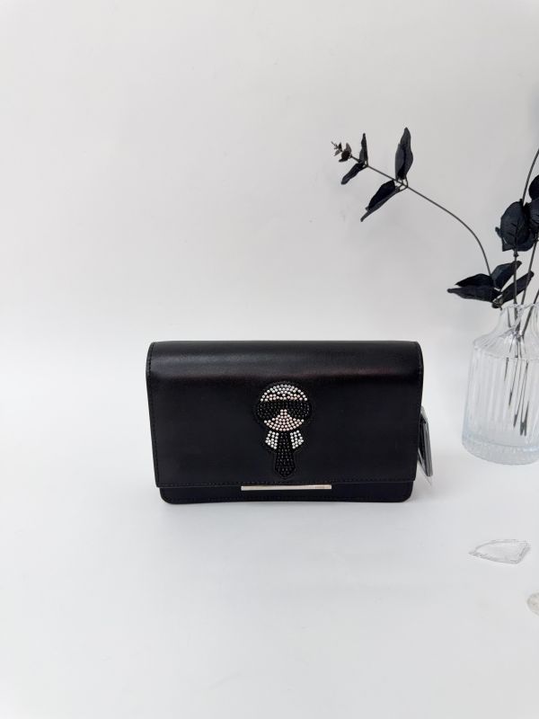 【9成新】FENDI KARLITO 水鑽老佛爺 WOC 
