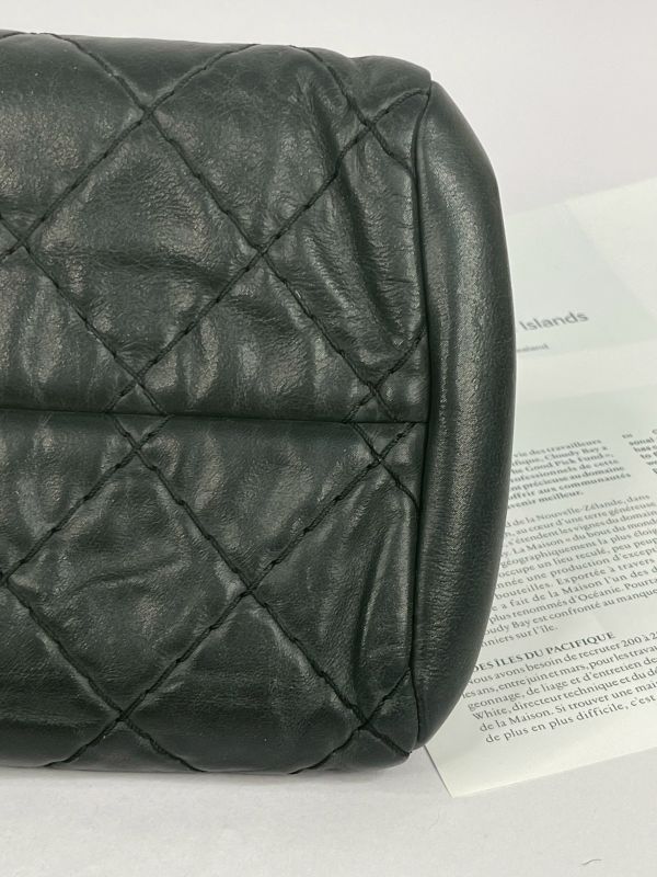 【分期0利率】CHANEL  閃亮皮革保齡球兩用包【9成新】 