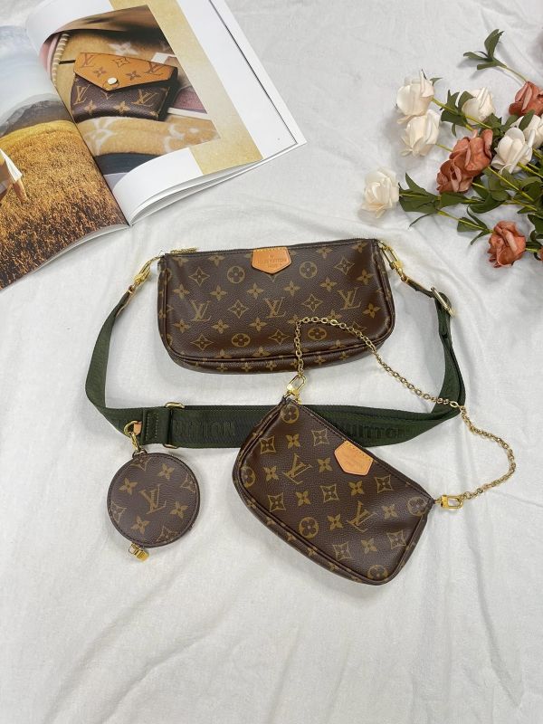 【分期0利率】LV Multi Pochette Accessoires【9成新】 