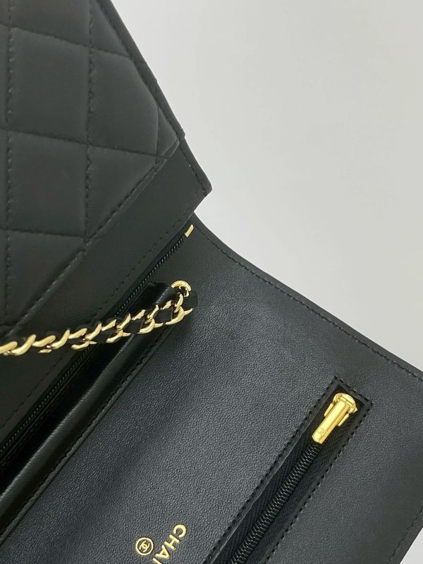 【95成新】CHANEL  WOC 羊皮金扣 
