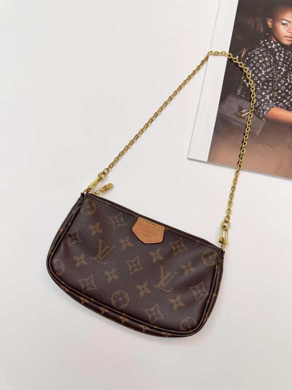 【9成新】LV 五合一麻將包 粉色 