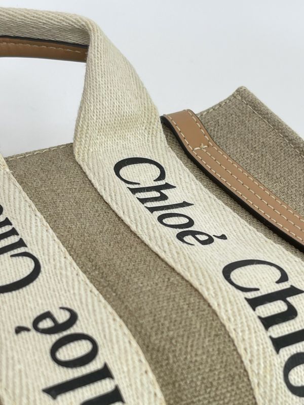 【分期0利率】CHLOE mini woody tote bag 【9成新】 