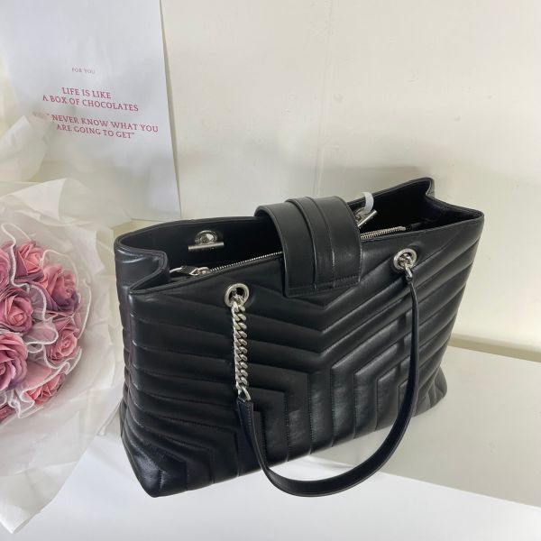 【分期0利率】YSL LOULOU大號肩背包【99成新】 