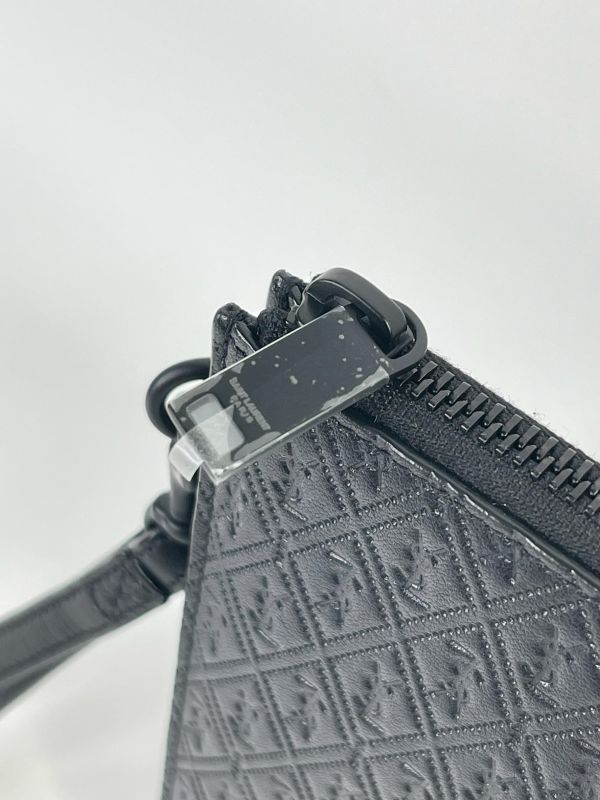 【99成新】YSL 菱格紋平板電腦手拿包 