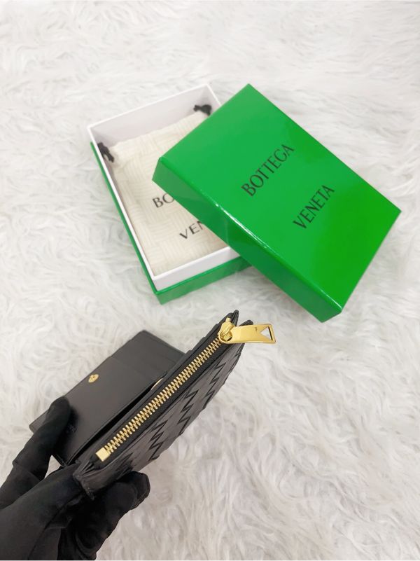 【分期0利率】BV Intrecciato 小號雙折錢包【全新品】 