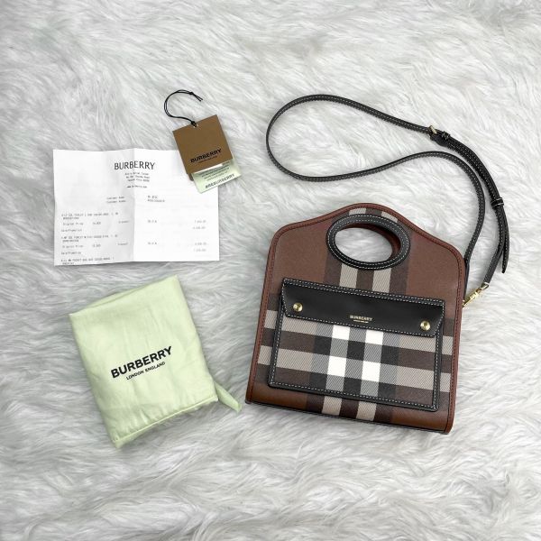 【12期0利率】【全新品】BURBERRY  Mini Pocket Bag【現金價28600】 