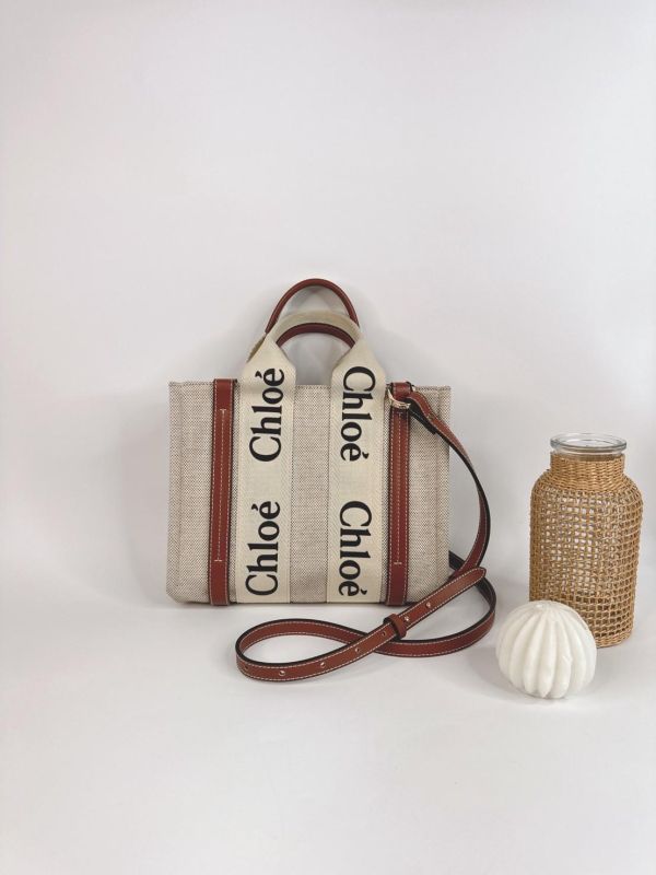 【85成新】CHLOE WOODY SMALL 金典棕 