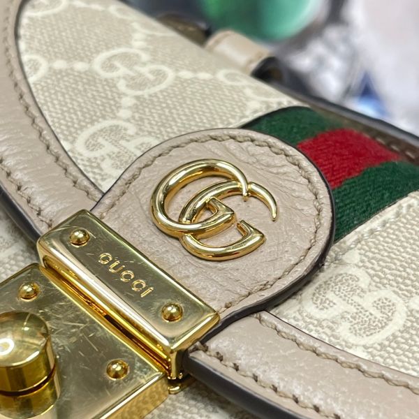 【12期0利率】GUCCI Ophidia迷你肩揹袋【24/05台灣購證】【95成新】 