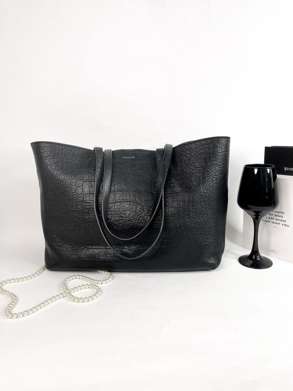 【分期0利率】YSL 鱷魚壓紋托特子母包【9成新】 