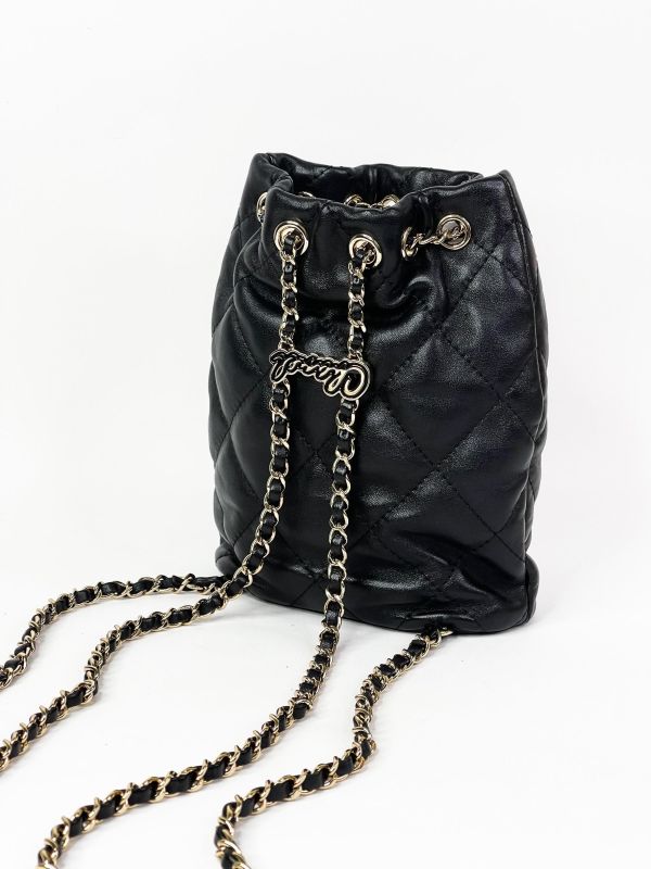 【9成新】CHANEL 24S 束口後背包 