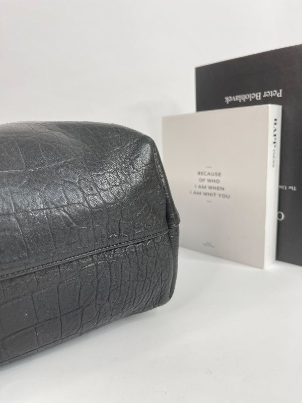 【分期0利率】YSL 鱷魚壓紋托特子母包【9成新】 