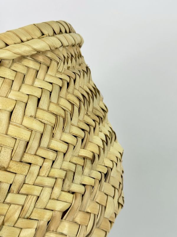 【99成新】LOEWE  棕櫚葉和小牛皮小籃子包 