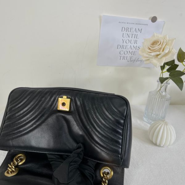 【12期0利率】GUCCI Marmont 小號肩背包【9成新】 