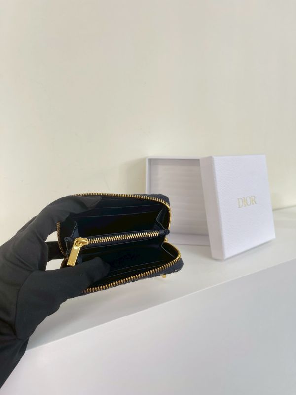 【分期0利率】DIOR 30蒙田 拉鍊零錢包【未使用閒置品】 