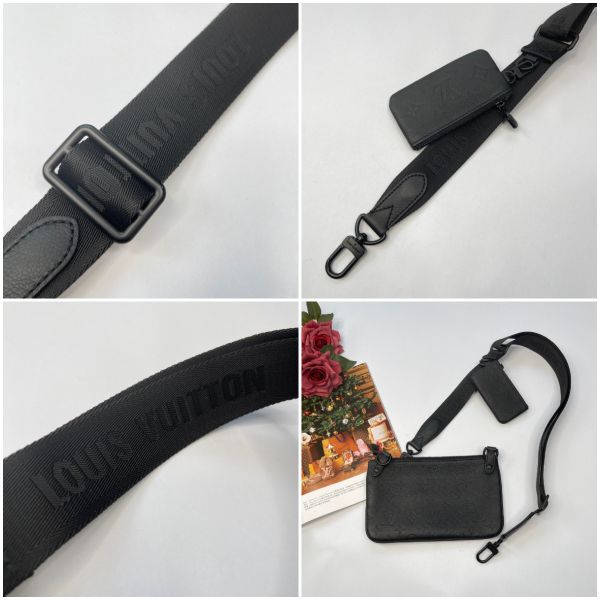 【12期0利率】LV Trio 郵差包【24年3月韓國購證】【99成新】 