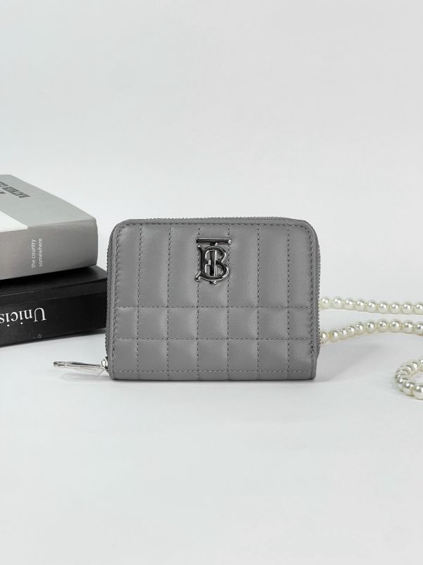 【閒置新品】BURBERRY LOLA TB 拉鍊零錢卡包 