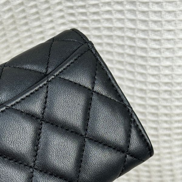 【12期0利率】Chanel COCO羊皮零錢卡包【95成新】 