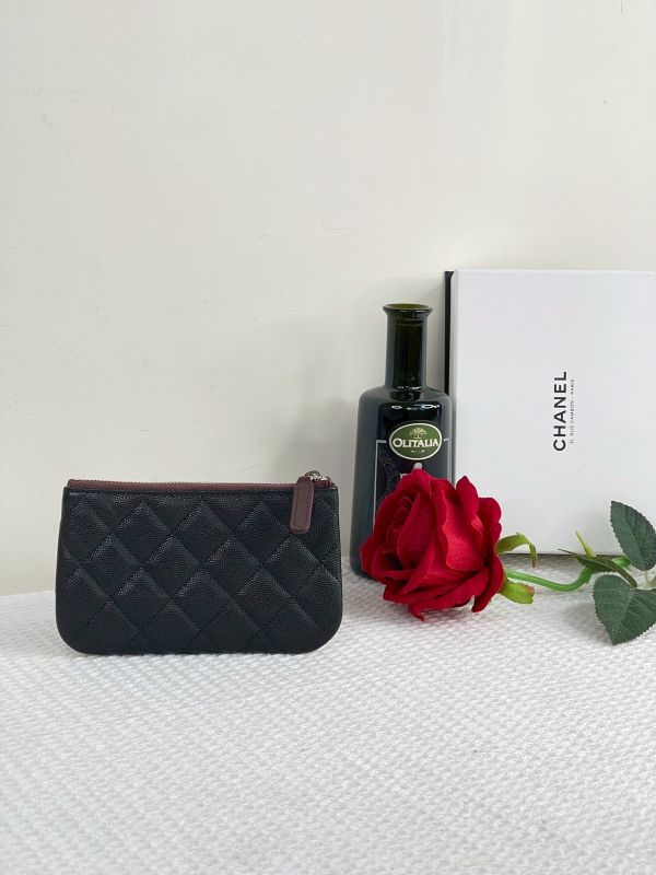 【分期0利率】CHANEL 一字拉鍊零錢包【未使用閒置品】 