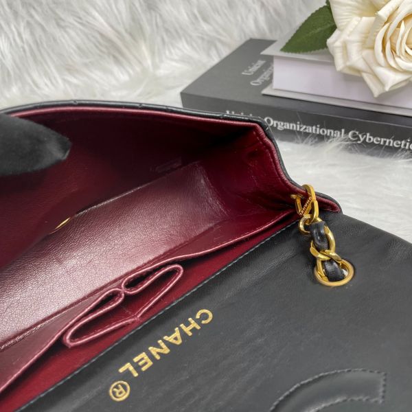 【12期0利率】Chanel VTG  Mini 書包釦口蓋包 19cm【9成新】 