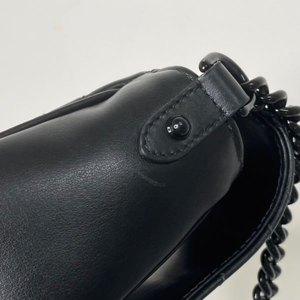 【12期0利率】GUCCI  GG Marmont絎縫迷你手提袋(方胖馬夢) 【9成新】 