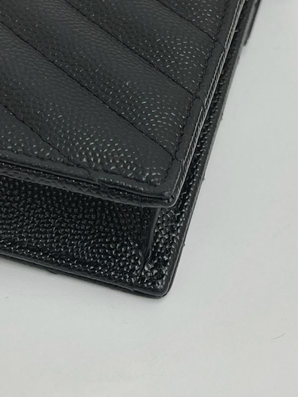 【95成新】YSL WOC 魚子醬鍊包黑金 19.5CM 