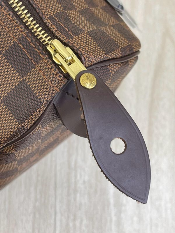 【95成新】LV SPEEDY 25 棋盤格(無背帶款) 