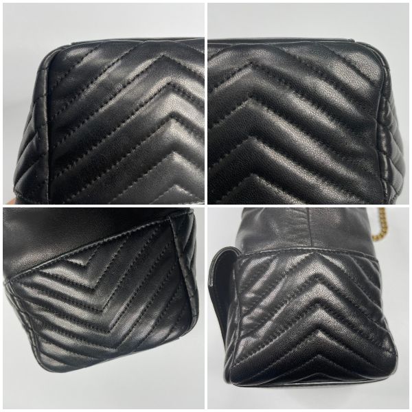 【12期0利率】YSL  Joe絎縫小羊皮迷你水桶袋【9成新】 