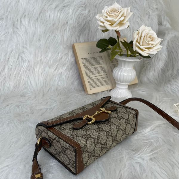 【95成新】【12期0利率】Gucci 馬銜扣 1955 迷你包 