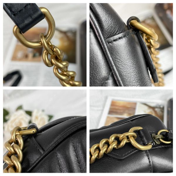 【12期0利率】GUCCI GG Marmont 相機包【9成新】 