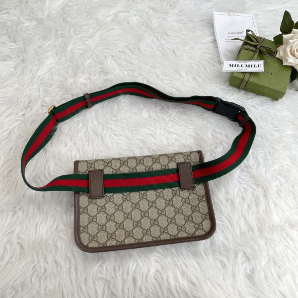 【12期0利率】GUCCI  Supreme虎頭胸包 【99成新】【現金價】 