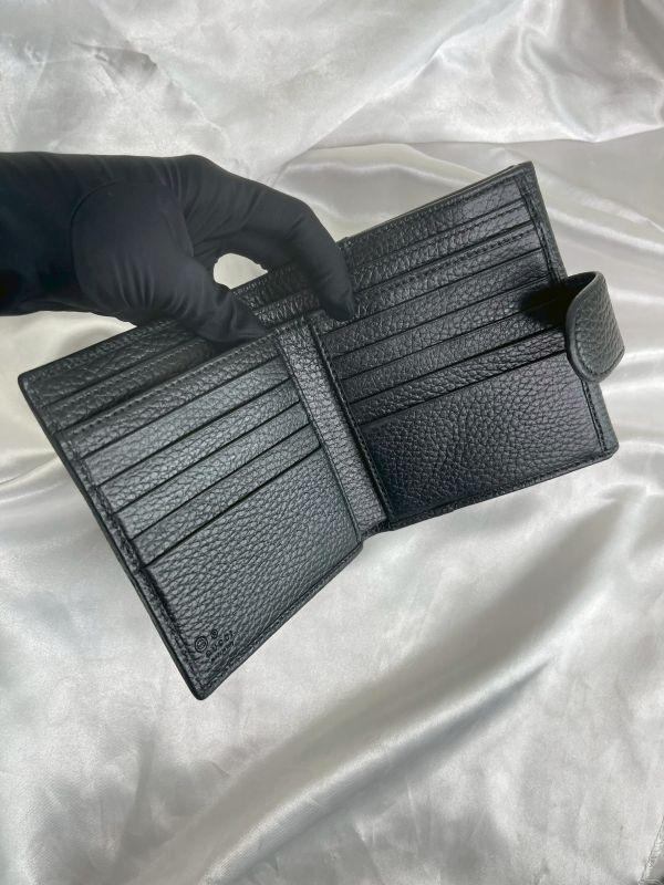 【9成新】GUCCI Interlocking GG 鎖扣雙摺短夾 