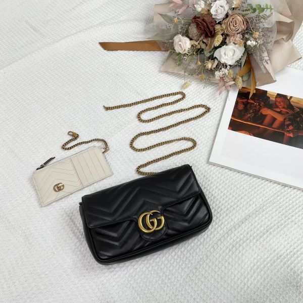 【12期0利率】GUCCI GG MARMONT迷你袋 【95成新】 