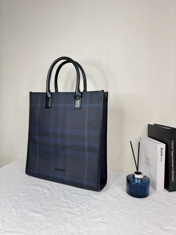 【分期0利率】BURBERRY DANNY 防刮格紋兩用公事包【95成新】 