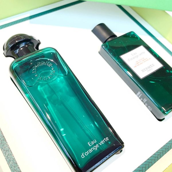 【12期0利率】HERMES 愛馬仕 橙綠 橘綠之泉 中性古龍水禮盒(古龍水100ml 洗髮沐浴膠80ml) 