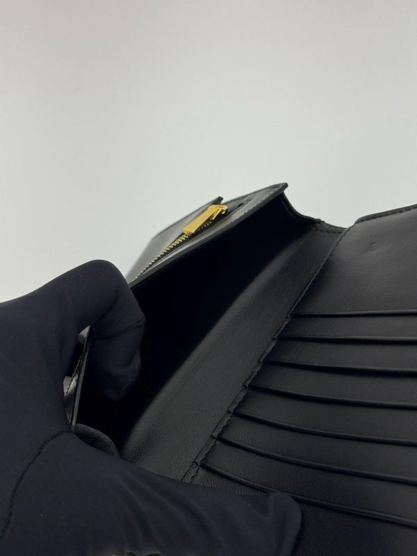 【95成新】CELINE STRAP粒面小牛皮錢包 