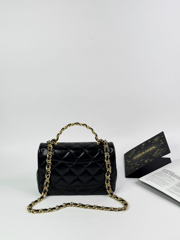 【分期0利率】CHANEL 23s 金屬HANDLE翻蓋鍊包 【99成新】