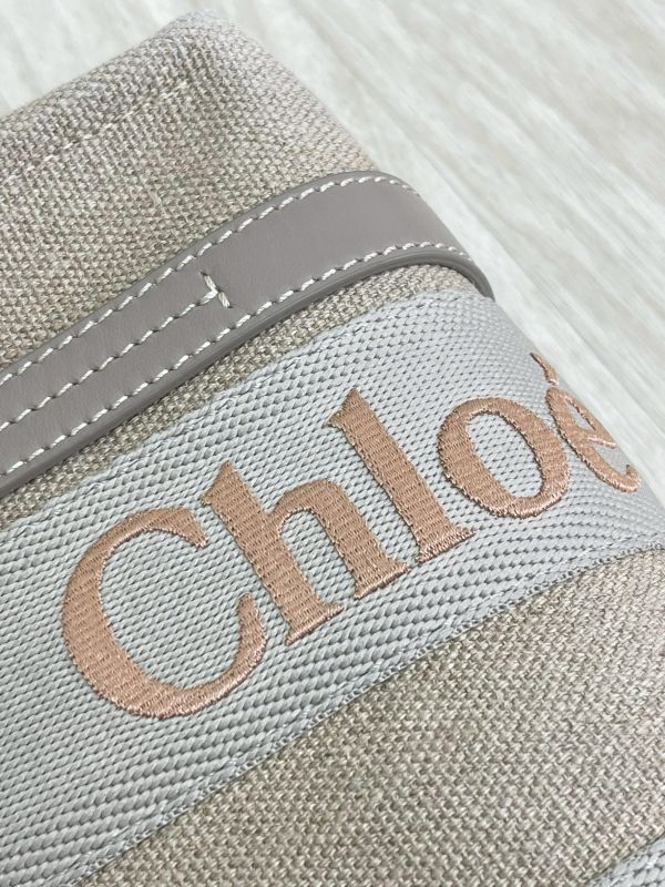 【95成新】CHLOE WOODY SMALL 刺繡 背帶款 