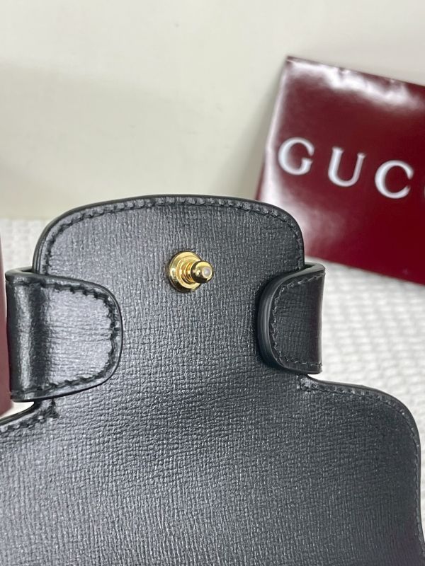 【分期0利率】GUCCI Horsebit1955 迷你手提肩背包【99成新】 