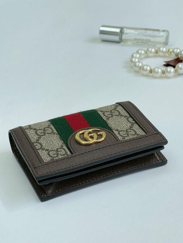 【99成新】GUCCI OPHIDIA 雙折短夾 